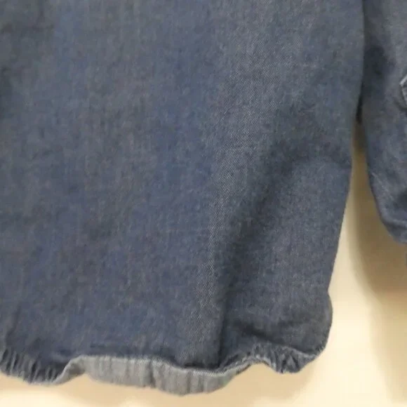 JOE FRESH - Toddler | 4 years | Ombre Denim Button-Up Casual Shirt | Pocket - Picture 15 of 15